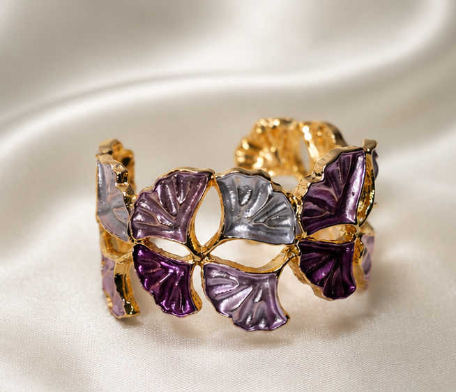 Lavender Petal Cuff