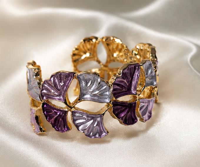 Lavender Petal Cuff