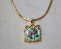 Pearl Petal Pendant Necklace