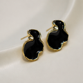 Midnight Muse Abstract Stud Earrings