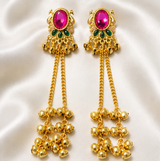 Manik Jhumar Earrings