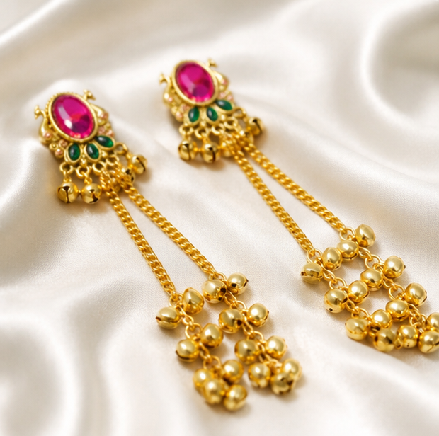 Manik Jhumar Earrings