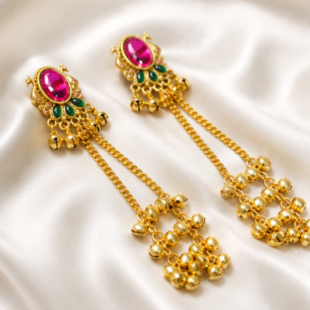 Manik Jhumar Earrings