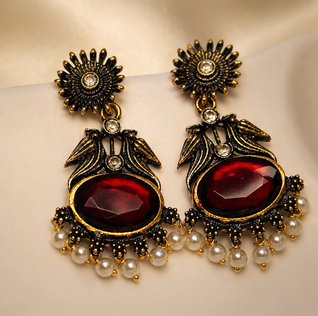 Manik Virasat Ratna Earrings