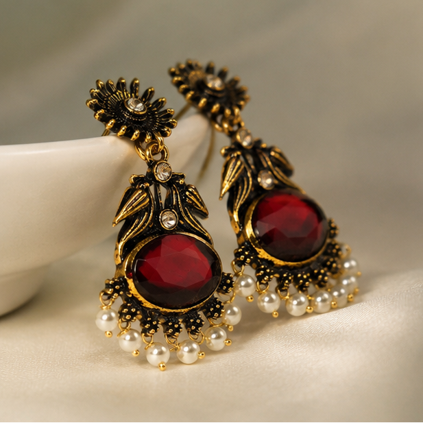 Manik Virasat Ratna Earrings