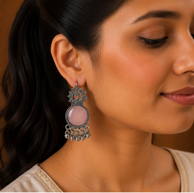 Gulabi Mayurika Earrings