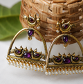 Neelambari Panchhi Jharokha Earrings