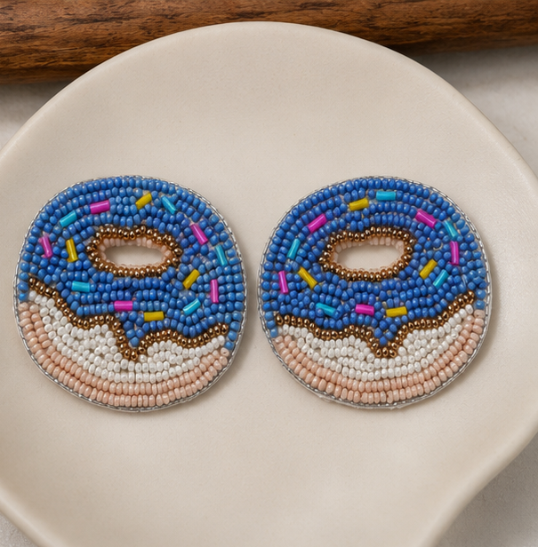 Donut Worry Studs
