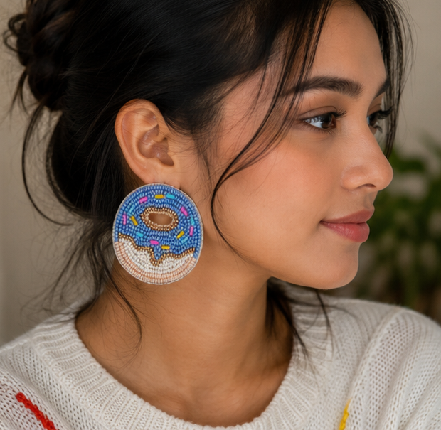 Donut Worry Studs