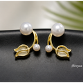 Soft Glow - Pearl Bloom Ear Jackets