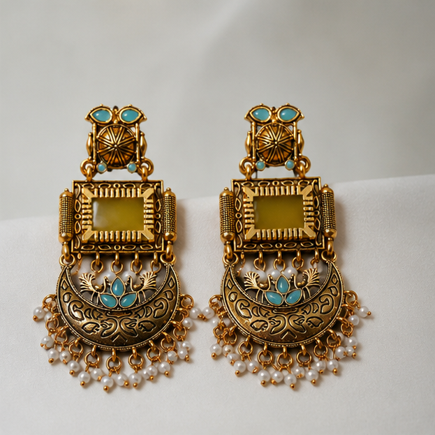 Kanak Mayuri Earrings