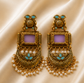 Gulaabi Mayuri Earrings