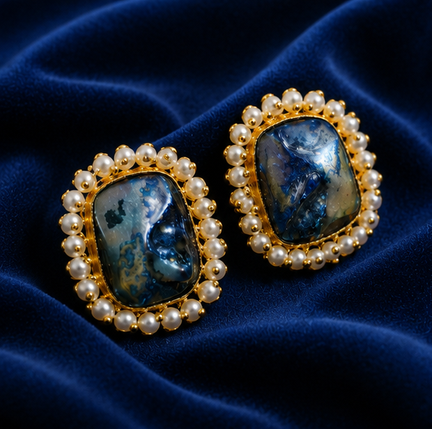 Ratna Moti Earrings - Neelima