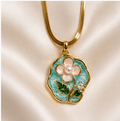 Pearl Bloom Pendant Necklace