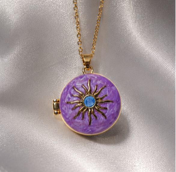 Celestial Keepsake Locket Necklace