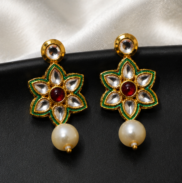 Panna Pushp Earrings