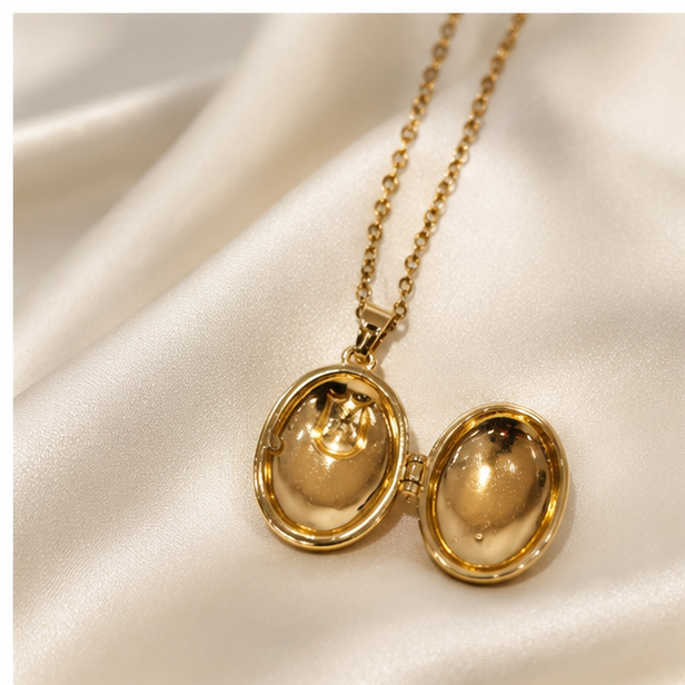 Blush Soleil Keepsake Locket Necklace