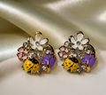 Ladybug Garden Charm Earrings