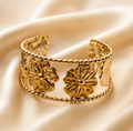 Golden Bloom Cuff
