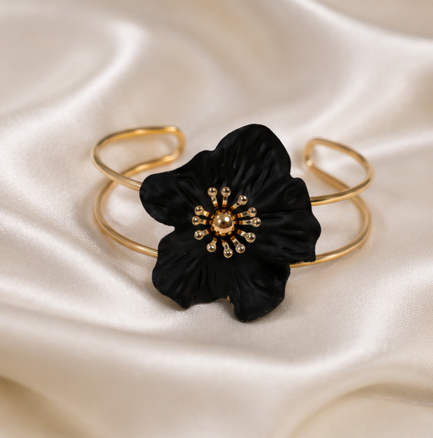 Midnight Bloom Cuff