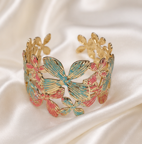 Butterfly Garden Cuff