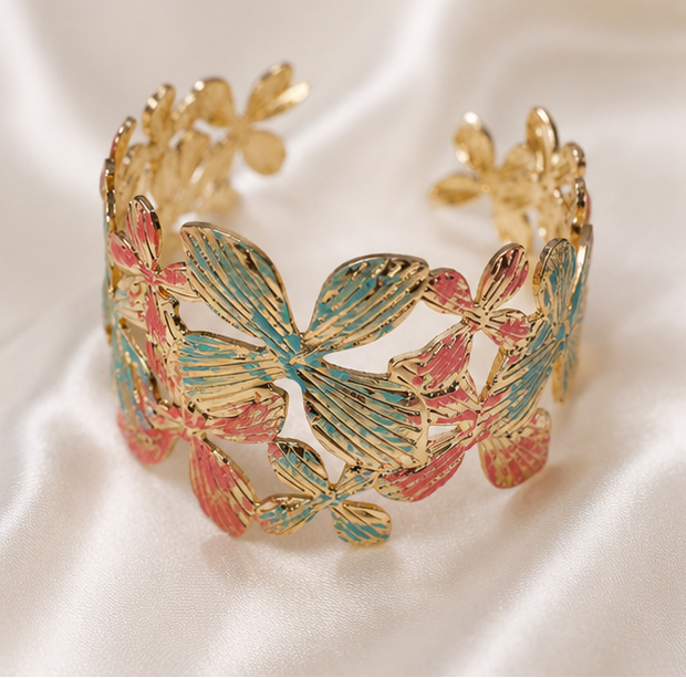 Butterfly Garden Cuff