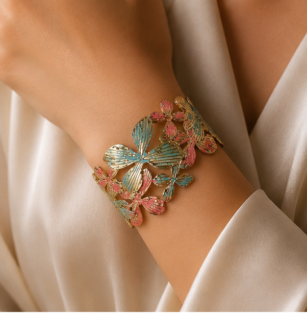 Butterfly Garden Cuff