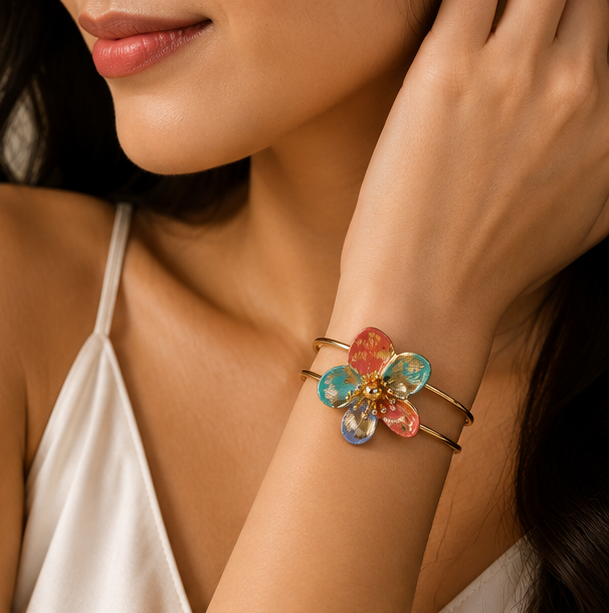 Rangili Phool Hand Cuff