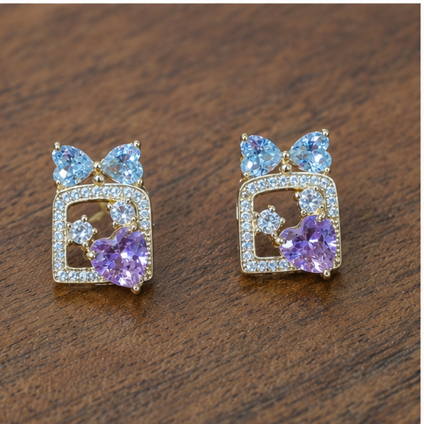 Amour Bow Pendant Set