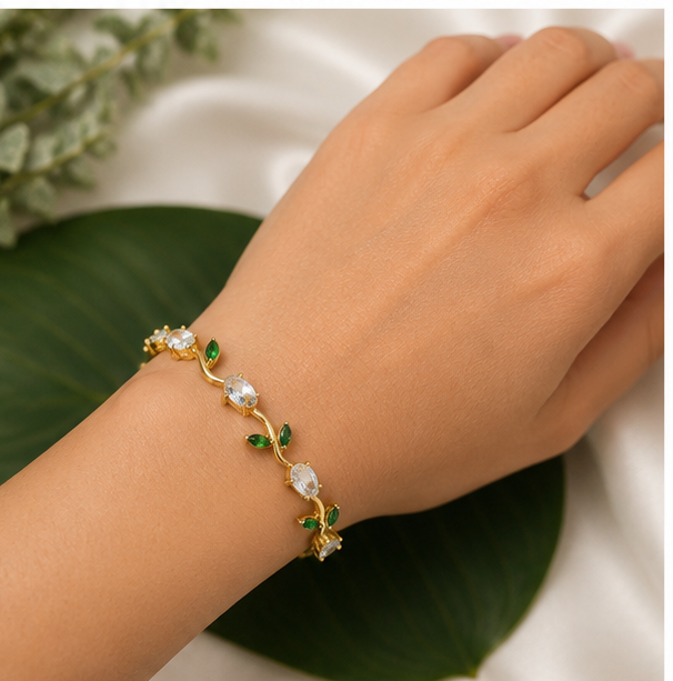 Hariyali Dew Bracelet