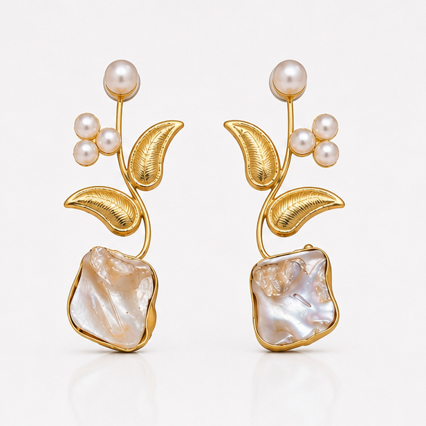 Sunehri Shaakh Earrings