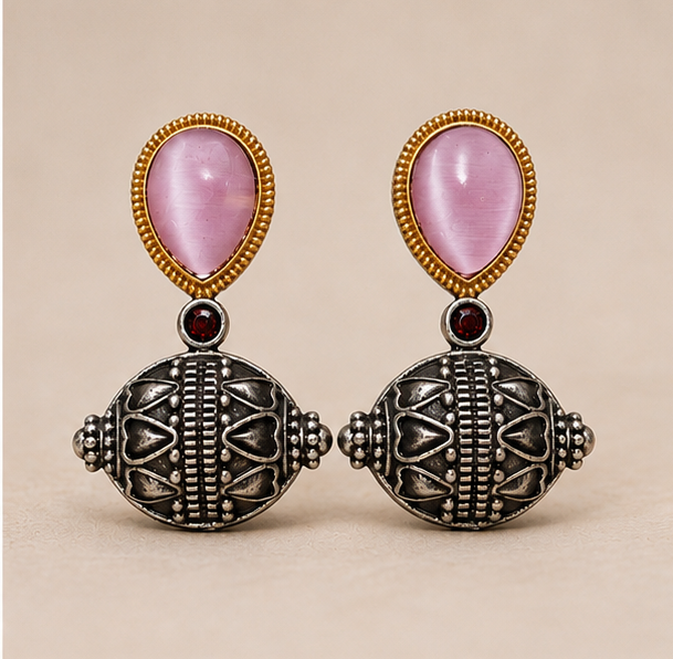 Gulabi Rangrez Earrings