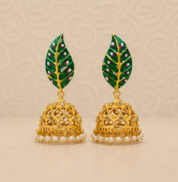 Mehendi Bel Jhumkas
