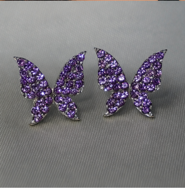 Purple Sparking Butterfly Misty Shine