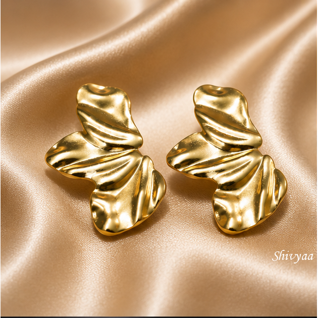 Power Bloom - Molten Muse Statement Earrings