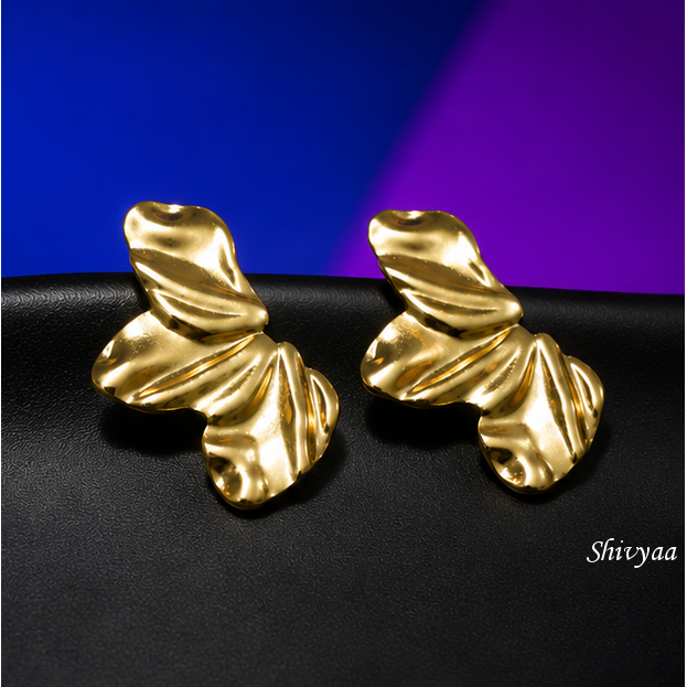 Power Bloom - Molten Muse Statement Earrings