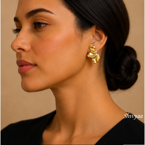 Power Bloom - Molten Muse Statement Earrings