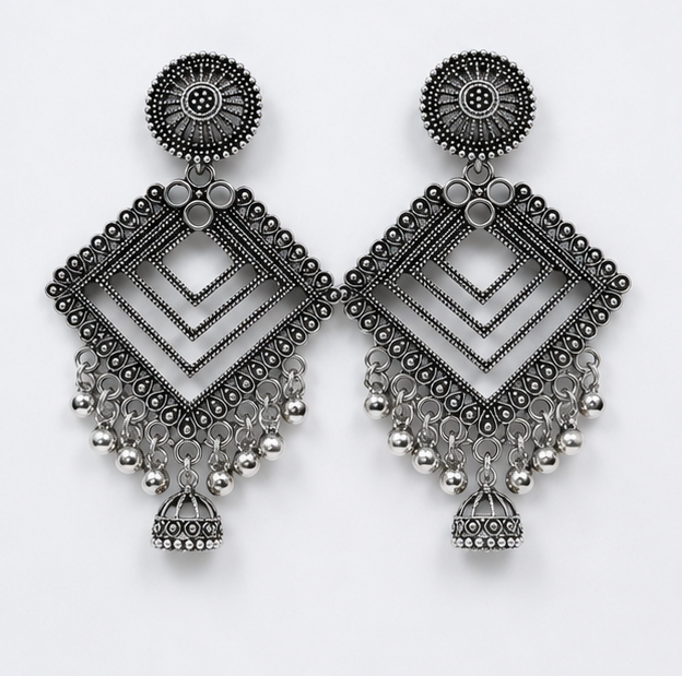 Chand Taar Jhumki Earrings