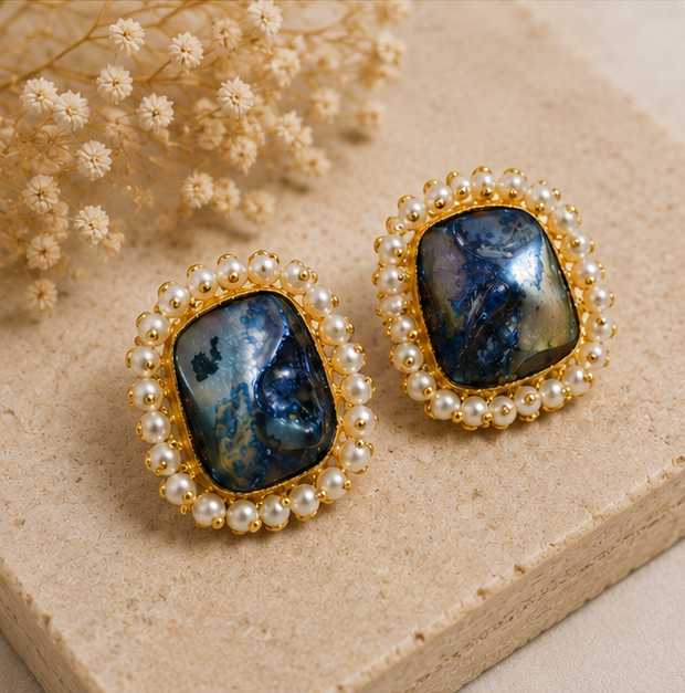 Ratna Moti Earrings - Neelima