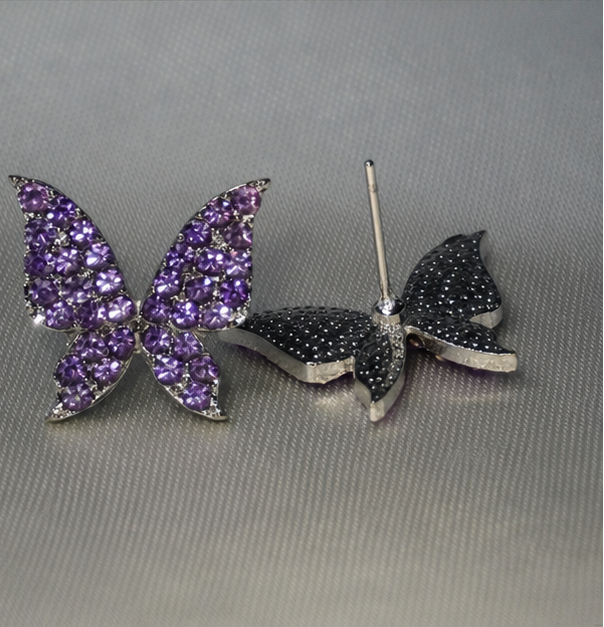 Purple Sparking Butterfly Misty Shine