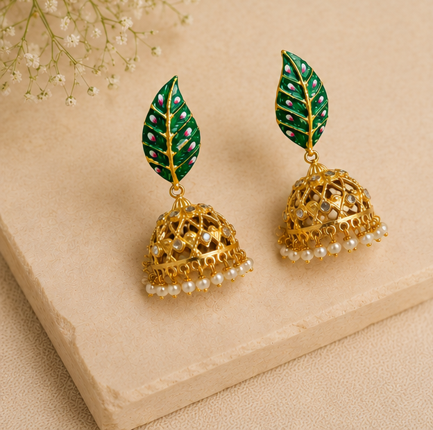 Mehendi Bel Jhumkas
