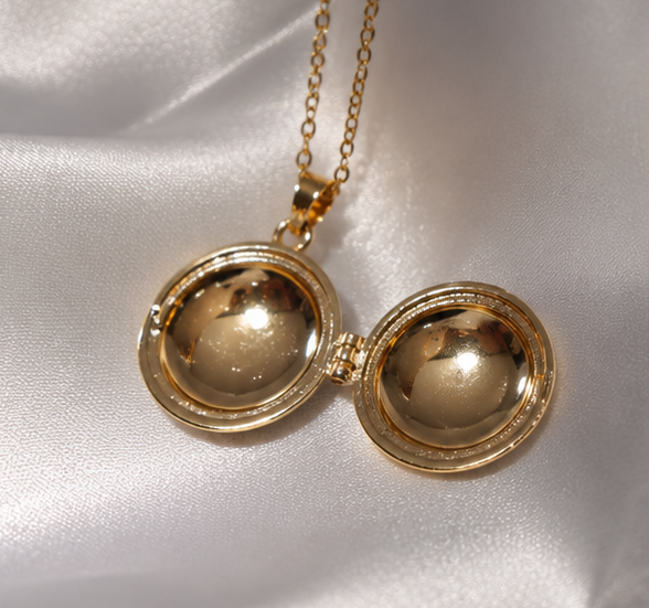 Celestial Keepsake Locket Necklace