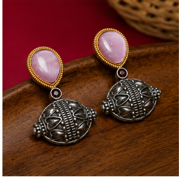 Gulabi Rangrez Earrings