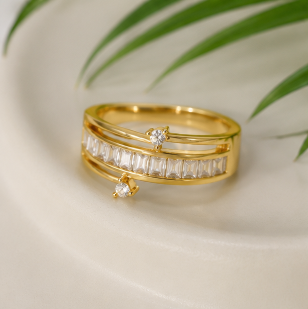 Noor-e-Baguette Ring