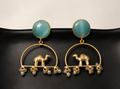 Registan Ki Raani Earrings -Aqua