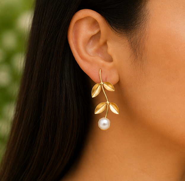 Moti Ki Bel Earrings