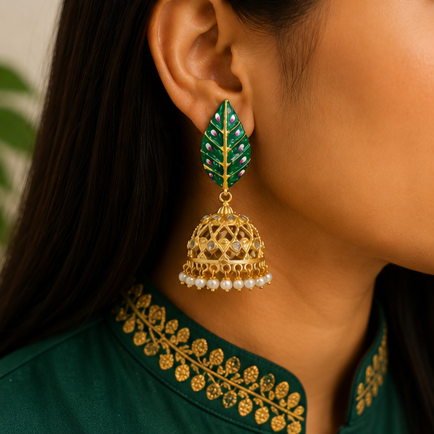 Mehendi Bel Jhumkas