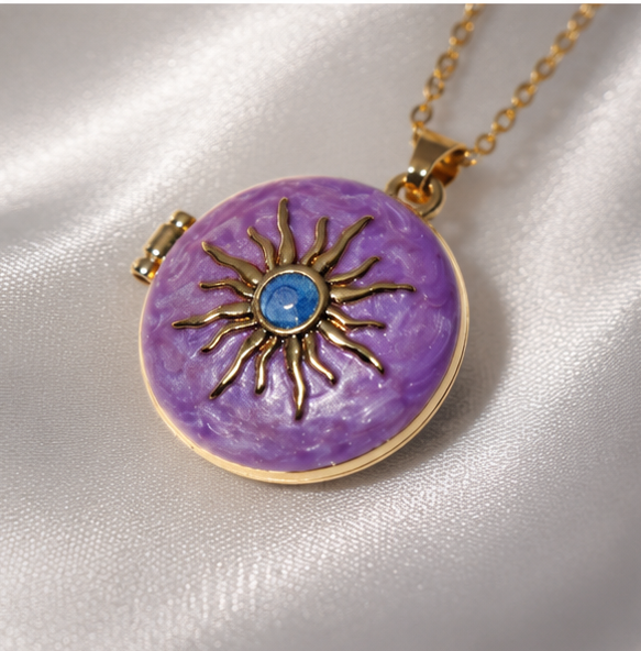 Celestial Keepsake Locket Necklace