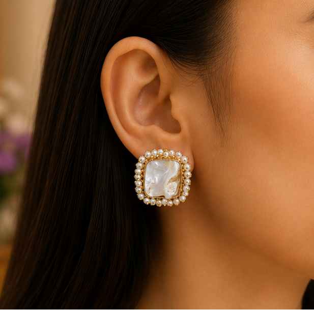 Ratna Moti Earrings - Shwet