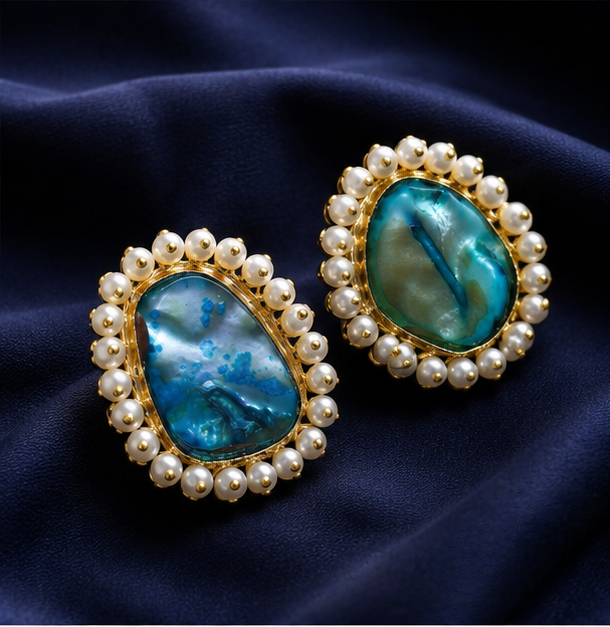 Ratna Moti Earrings - Sagar